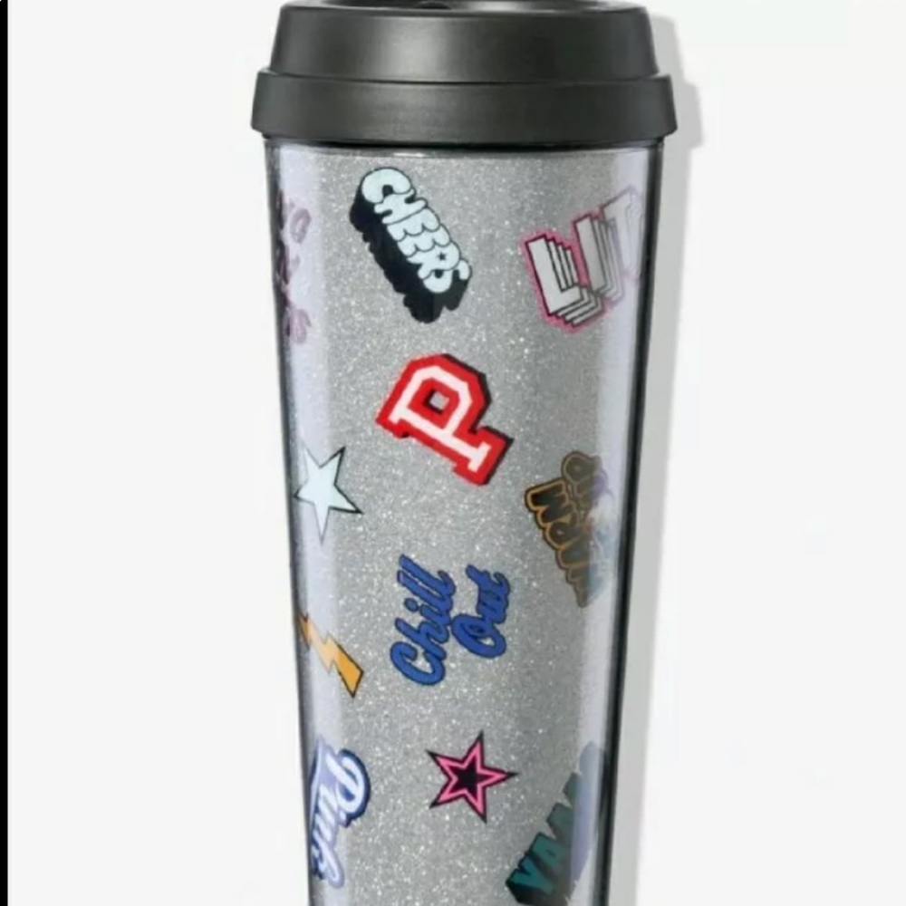 Pink Victoria’s Secret coffee tumbler NWT